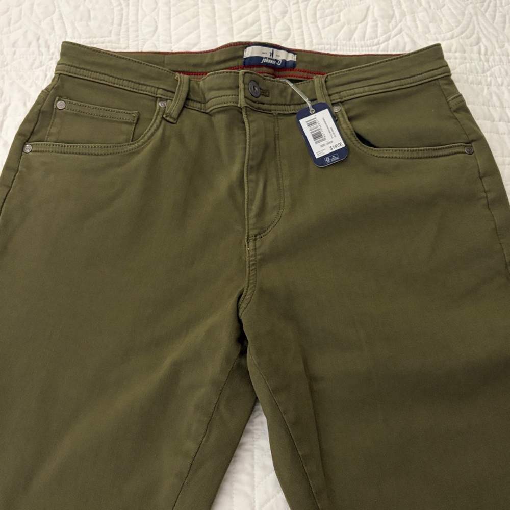 Johnnie-O Newport Forest color pants 33x30